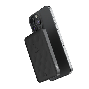 Xtorm FS5 - Magnetic Powerbank, 18 W, 5000 mAh, melna - Portatīvais barošanas avots