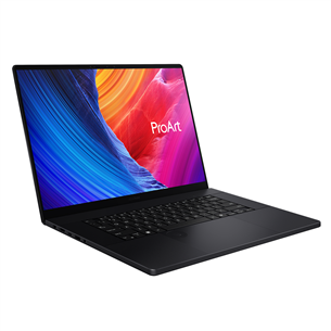 Asus ProArt P16 OLED, 16'', UHD, OLED, Ryzen AI 9, 64 GB, 2 TB, RTX 4070, W11P, melna - Portatīvais dators