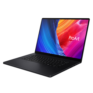 Asus ProArt P16 OLED, 16'', UHD, OLED, Ryzen AI 9, 64 GB, 2 TB, RTX 4070, W11P, melna - Portatīvais dators