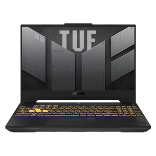 Asus TUF Gaming F15, 15.6'', FHD, IPS, i7, 16 GB, 512 GB, RTX 4070, pelēka - Portatīvais dators FX507ZI4-LP031W