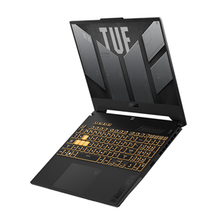 Asus TUF Gaming F15, 15.6'', FHD, IPS, i7, 16 ГБ, 512 UБ, RTX 4070, серый - Ноутбук