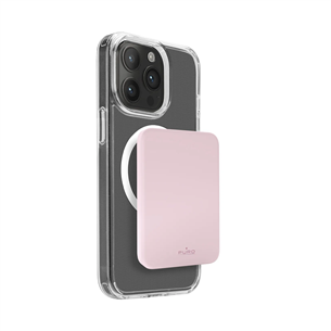 Puro Mini Power Mag, 4200 mAh, MagSafe, USB-C, rozā - Portatīvais barošanas avots PUFCBB40P2MAGROSE