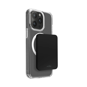 Puro Mini Power Mag, 4200 mAh, MagSafe, USB-C, melna - Portatīvais barošanas avots PUFCBB40P2MAGBLK