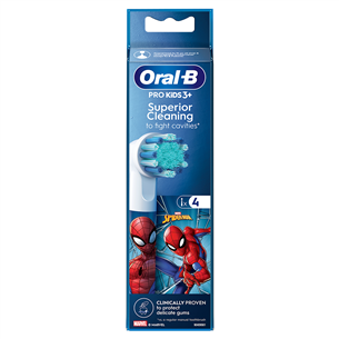 Braun Oral-B, Kids Spiderman, 4 шт. - Насадки для зубной щетки