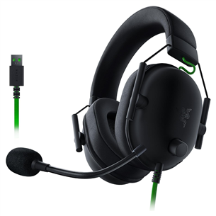 Razer Blackshark V2 X USB, melna - Austiņas ar mikrofonu