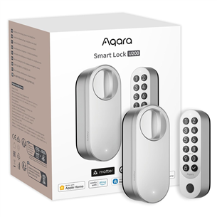 Aqara Smart Lock U200, pelēka - Viedā slēdzene