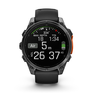 Garmin Fenix 8, 47 mm, tumši pelēka - Viedpulkstenis