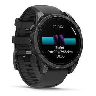 Garmin Fenix 8, 47 mm, tumši pelēka - Viedpulkstenis