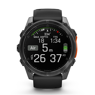 Garmin Fenix 8, 51 мм, темно-серый - Спортивные часы