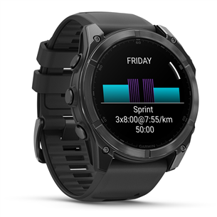 Garmin Fenix 8, 51 mm, tumši pelēka - Viedpulkstenis