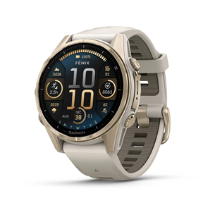 Garmin Fenix 8 Sapphire, 43 mm, zelta - Viedpulkstenis 010-02903-11