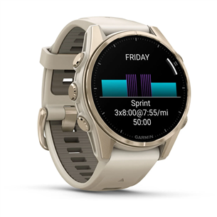 Garmin Fenix 8 Sapphire, 43 mm, soft gold - Sports watch