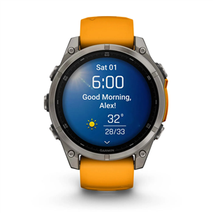 Garmin Fenix 8 Sapphire, 47 mm, pelēka - Viedpulkstenis