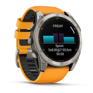 Garmin Fenix 8 Sapphire, 51 mm, pelēka - Viedpulkstenis