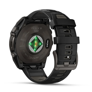 Garmin Fenix 8 Sapphire Solar, 47 mm, tumši pelēka - Viedpulkstenis