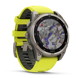 Garmin Fenix 8 Sapphire Solar, 47 mm, titāna - Viedpulkstenis