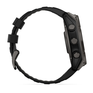 Garmin Fenix 8 Sapphire Solar, 51 mm, tumši pelēka - Viedpulkstenis