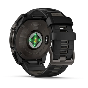 Garmin Fenix 8 Sapphire Solar, 51 mm, tumši pelēka - Viedpulkstenis