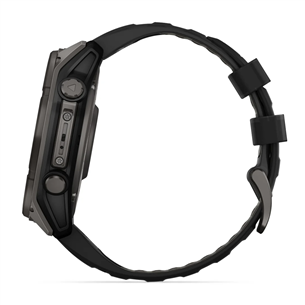 Garmin Fenix 8 Sapphire Solar, 51 mm, tumši pelēka - Viedpulkstenis