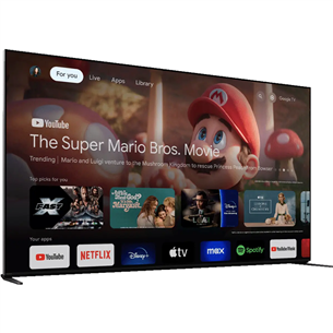 Sony Bravia 9 XR90, 85", 4K UHD, Mini-LED, melna - Televizors