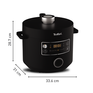 Tefal Turbo Cusine, 1090 Вт, черный - Мультиварка-скороварка