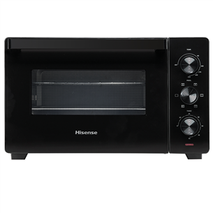 Hisense, 30 L, 1600 W, melna - Mini krāsniņa HOM30M