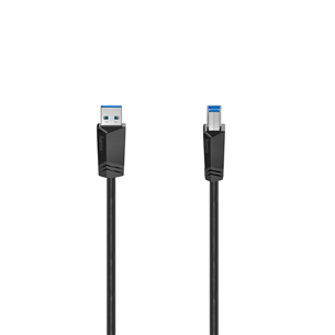 Hama USB-A / USB-B Cable, 5 Gbit/s, black - Cable