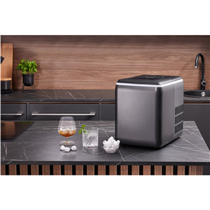 Hisense, 2.8 L, black - Ice maker