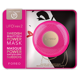 Foreo UFO 2 mini, rozā - Ierīce sejas ādas kopšanai