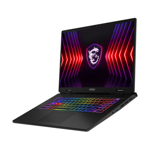 MSI Sword 17 HX B14V 20th Anniversary Bundle, 17'', WQHD+, 240 Hz, i7, 32 GB, 2 TB, RTX 4070, tumsi pelēka - Portatīvais dators