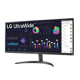 LG WQ500 UltraWide, 34'', 100 Hz, FHD, IPS, черный - Монитор