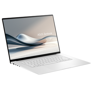 Asus Zenbook S 16 OLED, 16'', 3K, 120 Hz, OLED, Ryzen AI 9, 24 GB, 1 TB, balta - Portatīvais dators