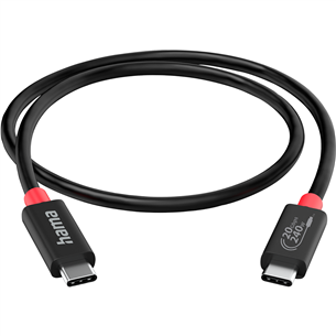 Hama USB-C/USB-C, USB 4.0, 20 Гбит/с, 5 A, 240 Вт, 2 м - Зарядный кабель 00200788