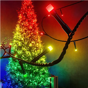 Twinkly Strings 750 (Multicolor edition), 750 LED, 60 m, IP44, black - Smart Christmas Lights