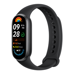 Xiaomi Smart Band 9, melna - Aktivitātes uzraudzītājs