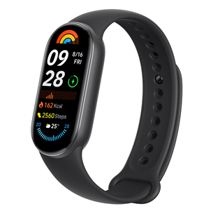 Xiaomi Smart Band 9, melna - Aktivitātes uzraudzītājs