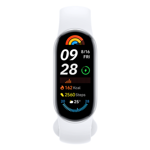 Xiaomi Smart Band 9, sudraba - Aktivitātes uzraudzītājs BHR8340GL