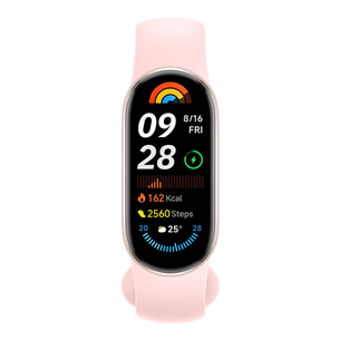 Xiaomi Smart Band 9, rozā - Aktivitātes uzraudzītājs BHR8345GL