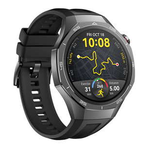 Huawei Watch GT5 Pro, 46 mm, melna - Viedpulkstenis