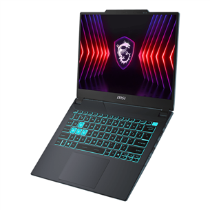 MSI Cyborg 14 A13V, 14'', 144 Hz, WUXGA, i7, 16 GB, 512 GB, RTX 4060, melna - Portatīvais dators