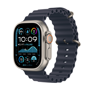 Apple Watch Ultra 2, 49 mm, Ocean Band, tumši zila - Viedpulkstenis MX4D3EL/A