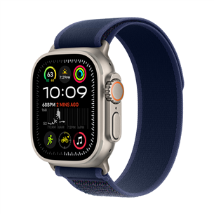 Apple Watch Ultra 2, 49 мм, Trail Loop, S/M, синий - Смарт-часы MX4J3EL/A