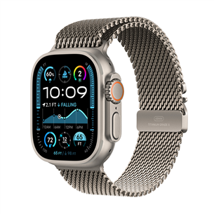 Apple Watch Ultra 2, 49 мм, Titanium Milanese Loop, Small, нерж. сталь - Смарт-часы MX4M3EL/A