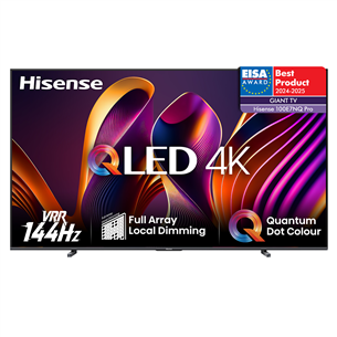 Hisense E7NQ PRO, 100'', 4K UHD, QLED, черный - Телевизор