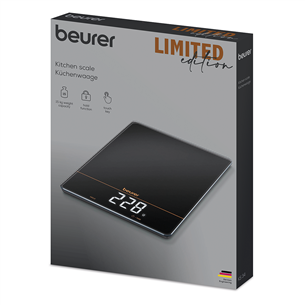 Beurer, Limited Edition, black - Kitchen scale