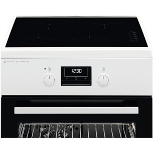 AEG 6000 Series SteamBake, 58 L, platums 50 cm, balta - Elektriskā plīts ar indukcijas virsmu