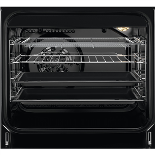 AEG 6000 Series SteamBake, 58 L, platums 50 cm, balta - Elektriskā plīts ar indukcijas virsmu