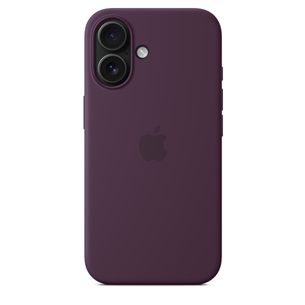 Apple Silicone Case with Magsafe, iPhone 16, plum - Case