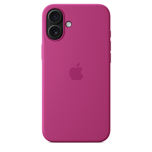 Apple Silicone Case with Magsafe, iPhone 16 Plus, fuchsia - Case