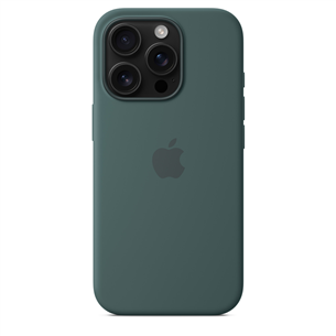 Apple Silicone Case with Magsafe, iPhone 16 Pro, lake green - Case